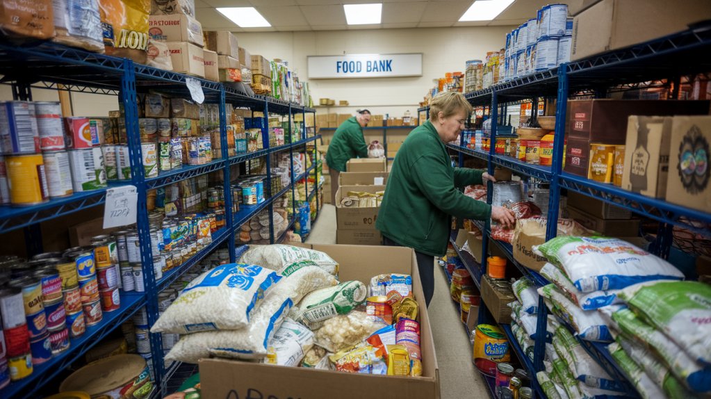 Une banque alimentaire