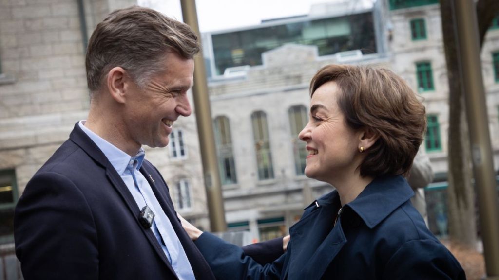 Bruno Marchand et Christine Fréchette.