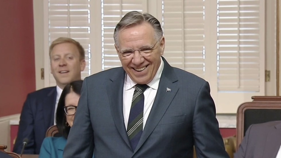 François Legault à l'Assemblée nationale.