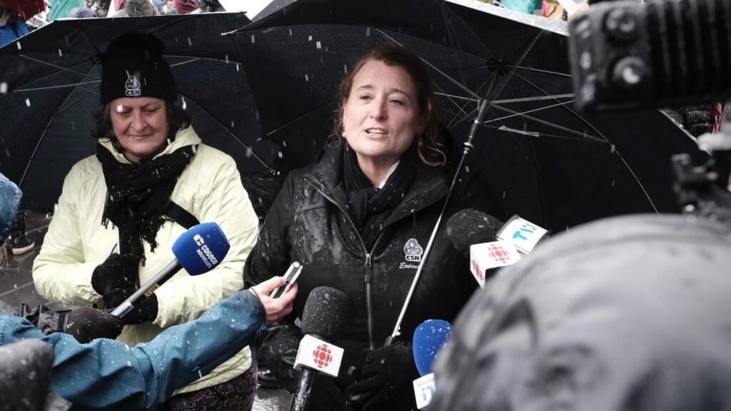 Caroline Senneville, Présidente de la CSN