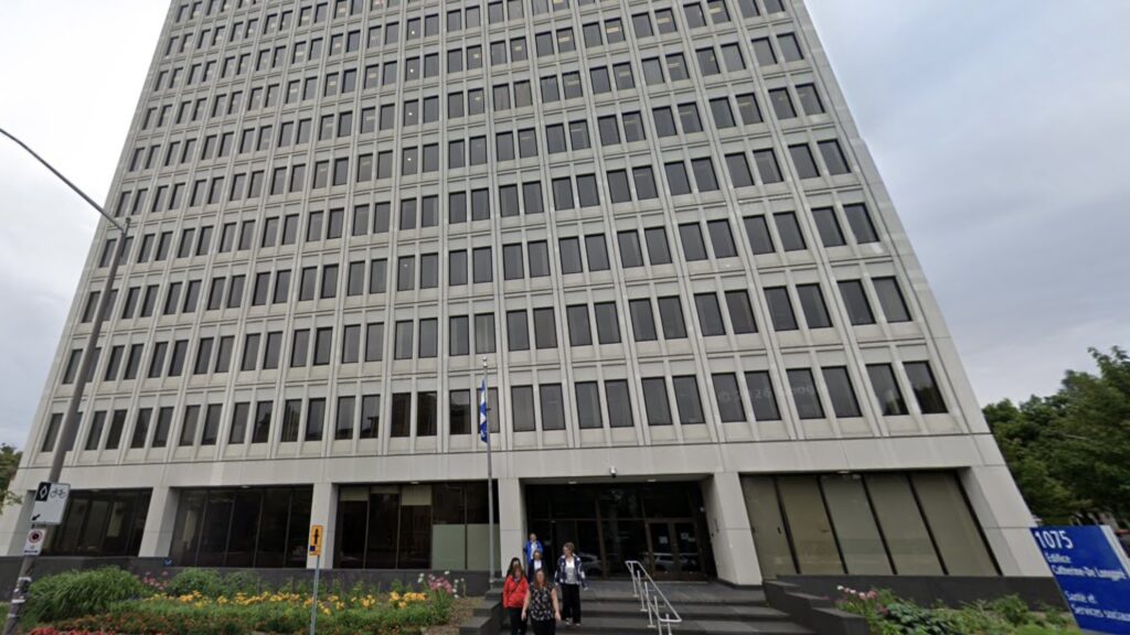 L’état actuel de l’édifice situé au 1075, chemin Ste-Foy, à Québec