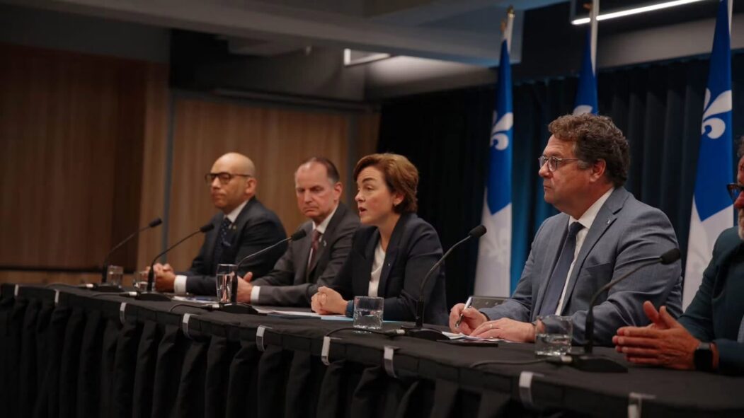 Christine Fréchette et son équipe
