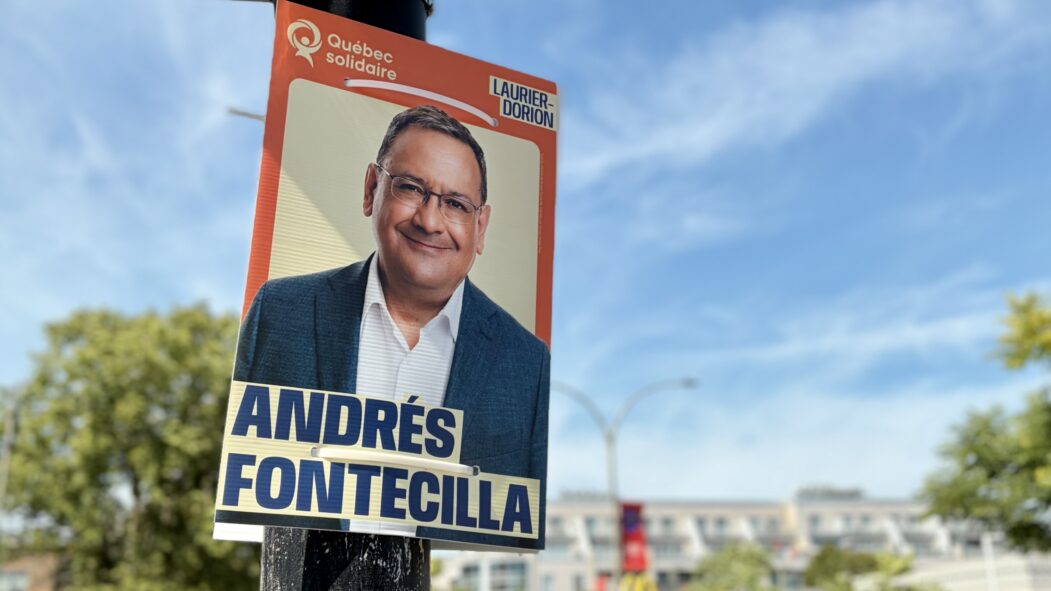 Andrés Fontecilla, candidat pour Québec Solidaire