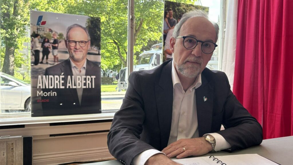 André A. Morin, candidat pour le Parti Libéral du Québec