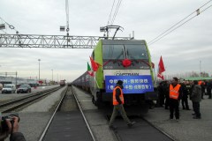 È partito il primo treno merci Italia-Cina