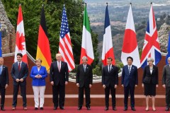 Vertice G7 di Taormina, confronto in salita tra i leader