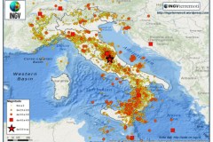 In Italia un terremoto ogni 12 minuti nel 2017