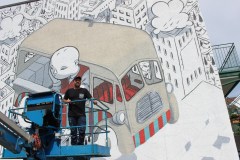 Un murales “italiano” per l’Avenue Mont-Royal
